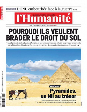 L’Humanite - 20 Septembre 2022