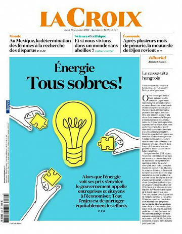 La Croix - 20 Septembre 2022