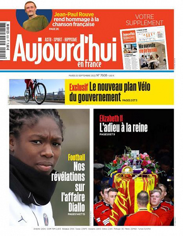 Aujourd’hui en France - 20 Septembre 2022