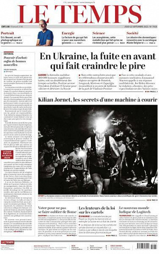 Le Temps - 22 Septembre 2022