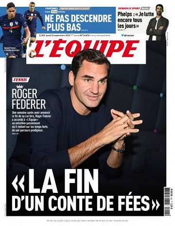 L’equipe du Jeudi 22 Septembre 2022