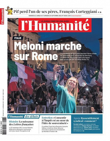 L’Humanite - 23-25 Septembre 2022