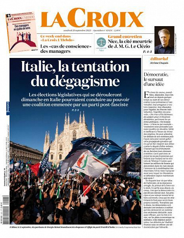 La Croix - 23 Septembre 2022