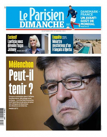 Le Parisien du Dimanche 25 Septembre 2022