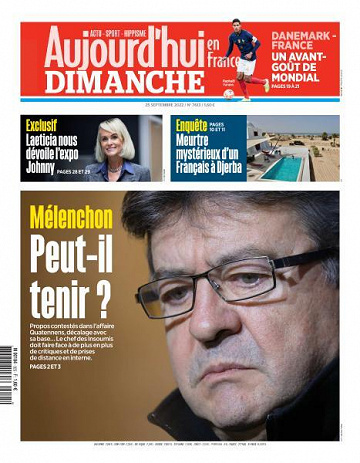 Aujourd’hui en France - 25 Septembre 2022