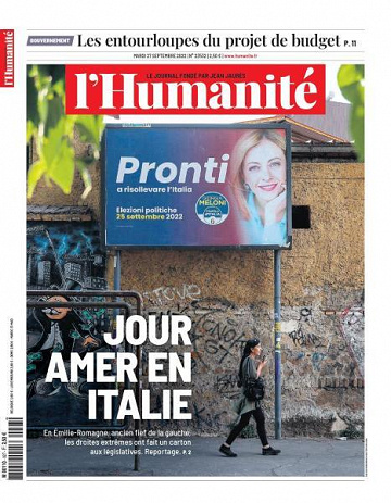 L’Humanite - 27 Septembre 2022