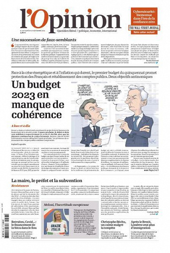 L’Opinion - 27 Septembre 2022