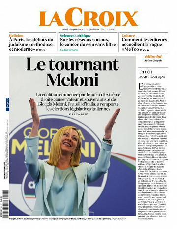 La Croix - 27 Septembre 2022