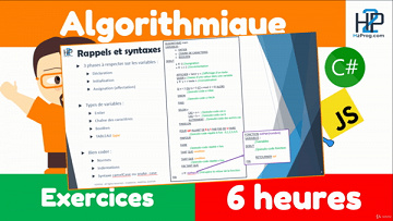 Udemy - 40 exercices d'algorithmique (pseudo-code et programme) 2022
