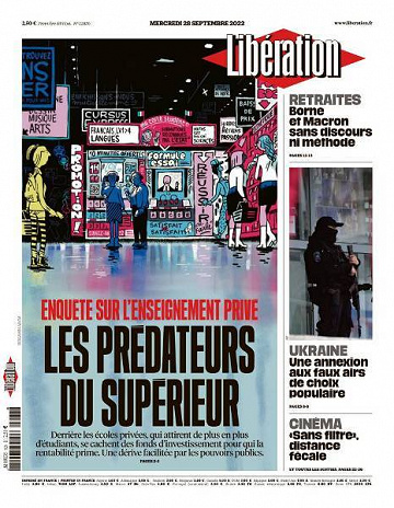 Libération du Mercredi 28 Septembre 2022