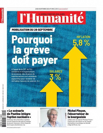 L’Humanite - 29 Septembre 2022