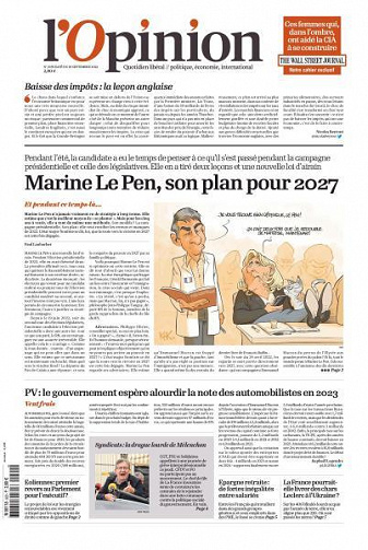 L’Opinion - 29 Septembre 2022