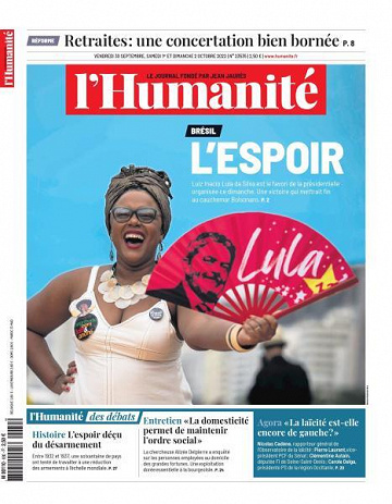 L’Humanite - 30 Septembre - 2 Octobre 2022