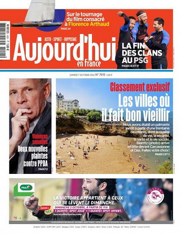 Aujourd’hui en France - 1 Octobre 2022