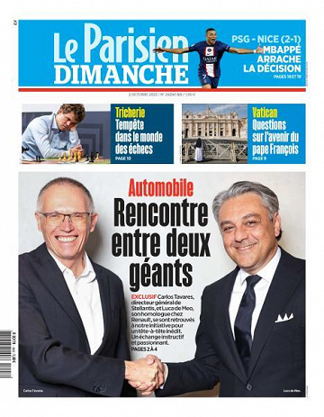 Le Parisien du Dimanche 2 Octobre 2022