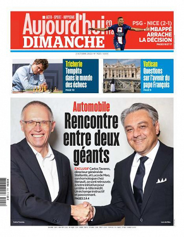 Aujourd’hui en France - 2 Octobre 2022