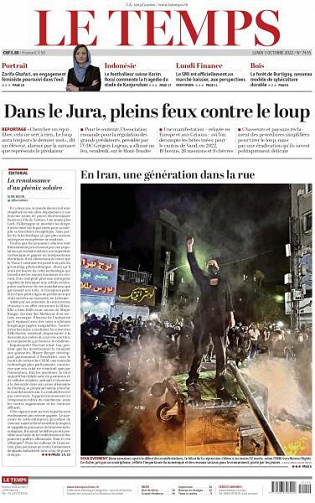 Le Temps - 3 Octobre 2022