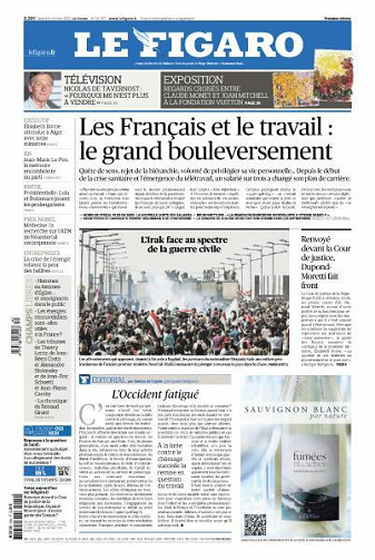 Le Figaro du Mardi 4 Octobre 2022