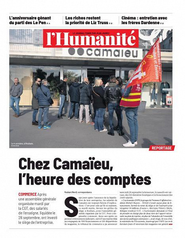L’Humanite - 5 Octobre 2022