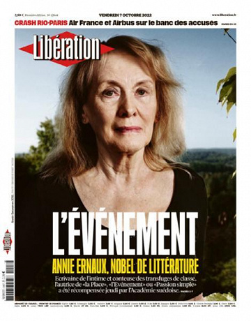 Libération du Vendredi 7 Octobre 2022