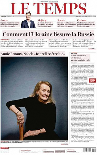 Le Temps - 7 Octobre 2022