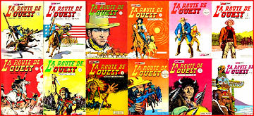 BD Mon journal-La route de l'ouest-Petits formats (127 Aabums