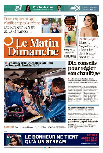 Le Matin Dimanche - 9 Octobre 2022