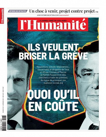 L’Humanite - 13 Octobre 2022