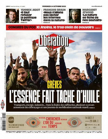 Libération du Vendredi 14 Octobre 2022