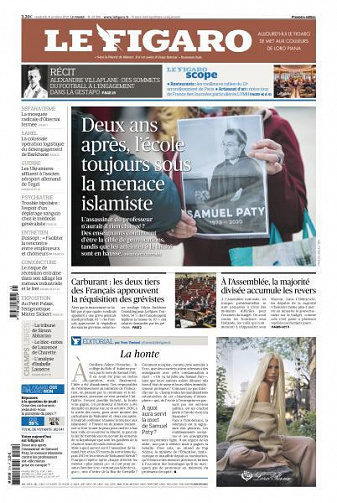 Le Figaro du Vendredi 14 Octobre 2022