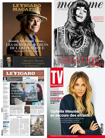 Pack Le Figaro et ses 3 suppléments - Vendredi 14 Octobre 2022