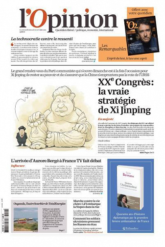 L’Opinion - 14-15 Octobre 2022