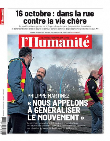 L’Humanite - 14-16 Octobre 2022