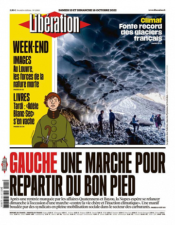 Libération du Samedi 15 et Dimanche 16 Octobre 2022