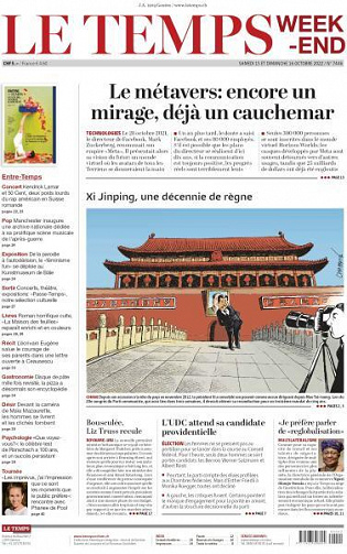 Le Temps - 15-16 Octobre 2022