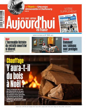 Aujourd’hui en France - 15 Octobre 2022
