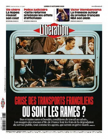 Libération du Lundi 17 Octobre 2022