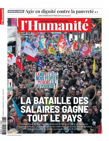 L’Humanite - 17 Octobre 2022