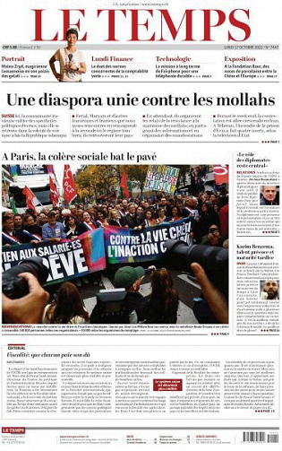 Le Temps - 17 Octobre 2022