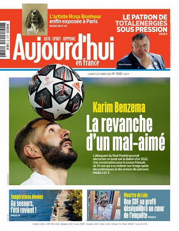 Aujourd’hui en France - 17 Octobre 2022