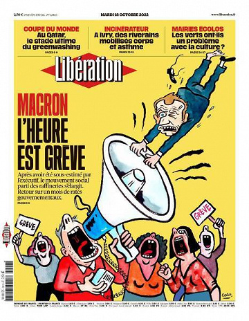 Libération du Mardi 18 Octobre 2022