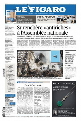 Le Figaro du Mardi 18 Octobre 2022