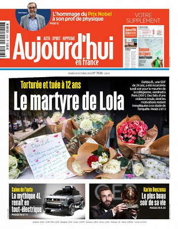 Aujourd’hui en France - 18 Octobre 2022