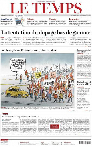 Le Temps - 19 Octobre 2022