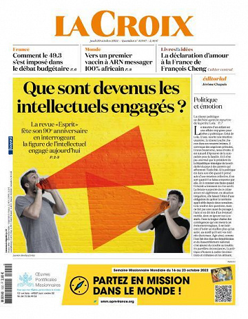 La Croix - 20 Octobre 2022