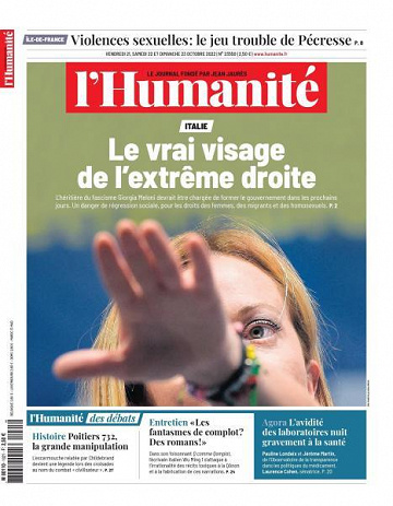 L’Humanite - 21-23 Octobre 2022