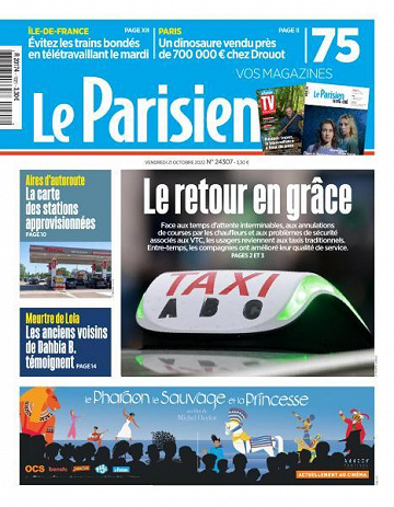 Le Parisien du Vendredi 21 Octobre 2022