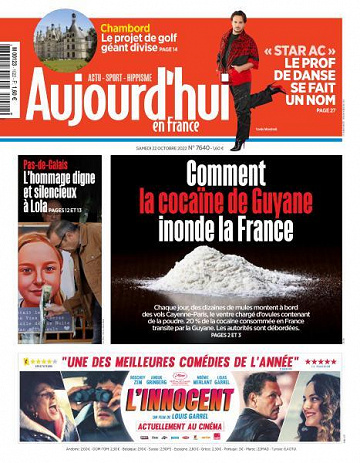 Aujourd’hui en France - 22 Octobre 2022