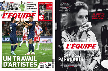 Pack L’Equipe + L’Equipe Magazine - Samedi 22 Octobre 2022