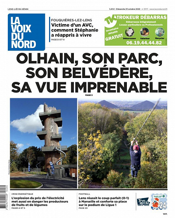 La voix du nord du Dimanche 23 Octobre 2022